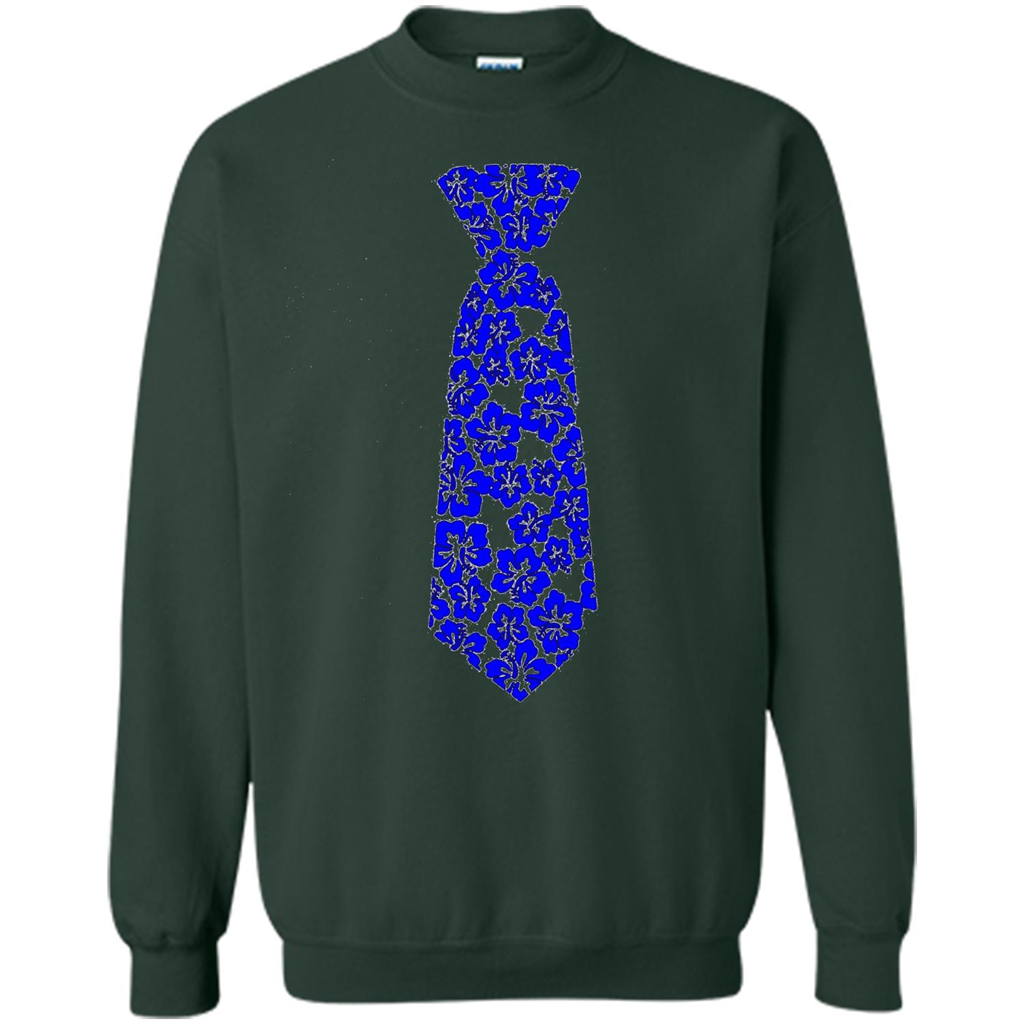 Hawaiian T-shirt Floral Tie