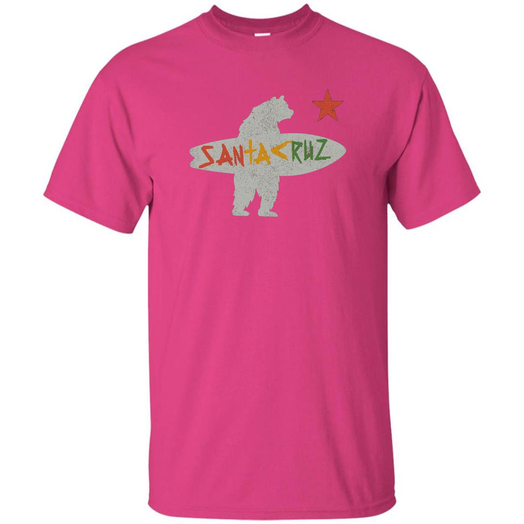 Santa Cruz Surf Bear T-Shirt Heliconia
