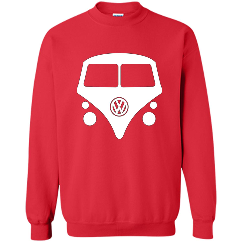 Car Lover T-shirt Split Window Kombi T-shirt Red