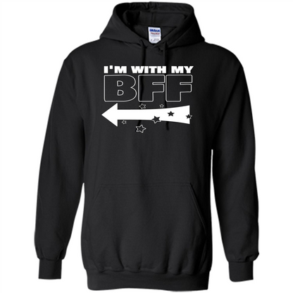 BFF Left T-shirt I'm With My BFF Black