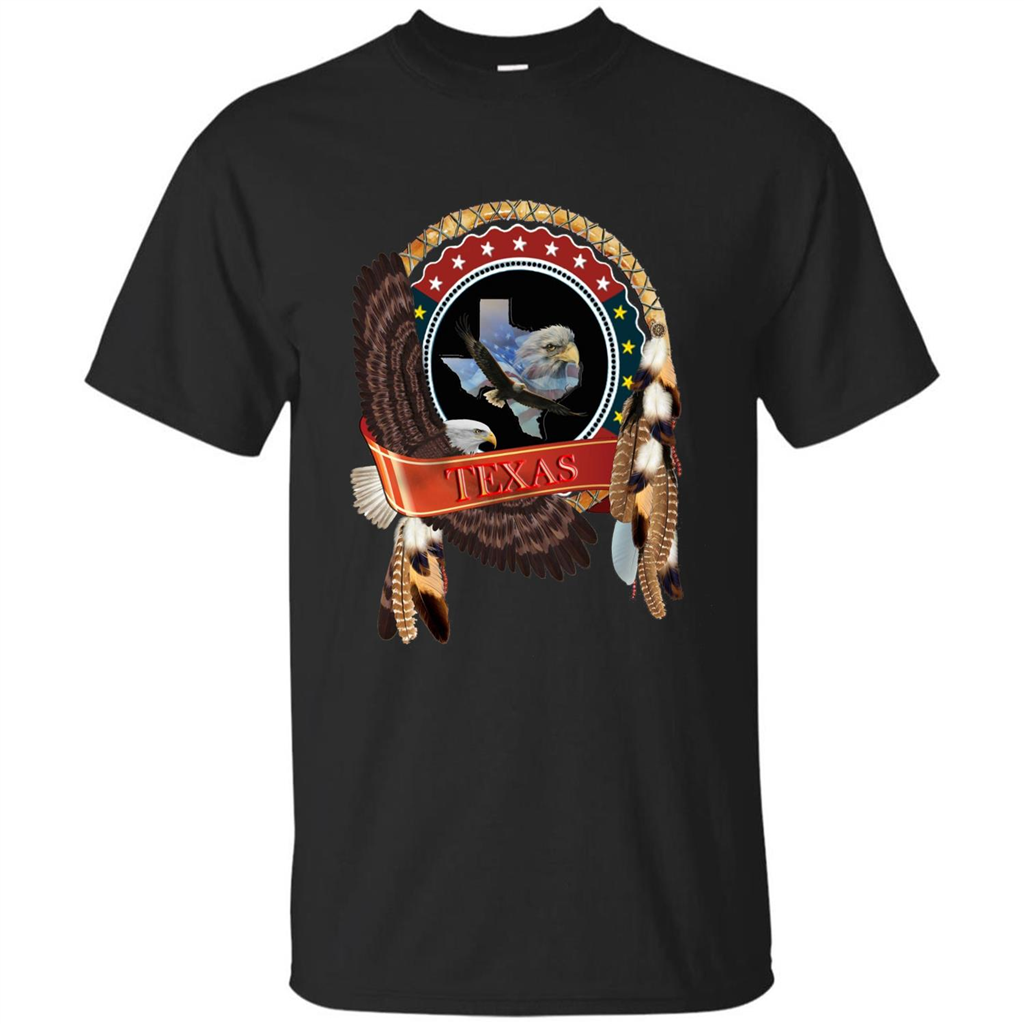 Dream Catcher Texas Art T-shirt Black
