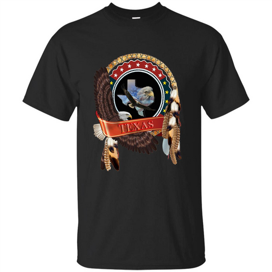 Dream Catcher Texas Art T-shirt Black