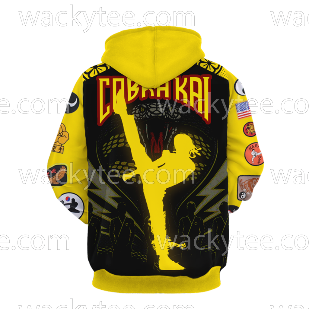 The Karate Kid Cobra Kai Logo 3D Hoodie