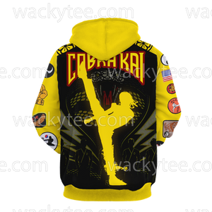 The Karate Kid Cobra Kai Logo 3D Hoodie