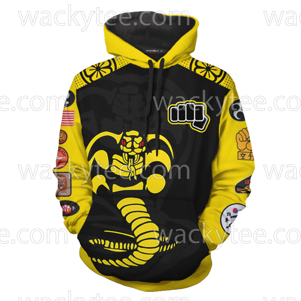 The Karate Kid Cobra Kai Logo 3D Hoodie