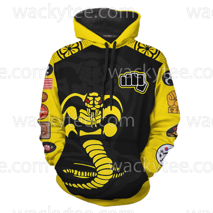 The Karate Kid Cobra Kai Logo 3D Hoodie