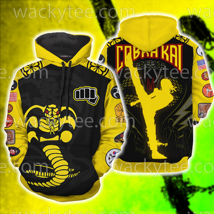 The Karate Kid Cobra Kai Logo 3D Hoodie Version 2