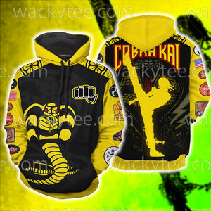 The Karate Kid Cobra Kai Logo 3D Hoodie