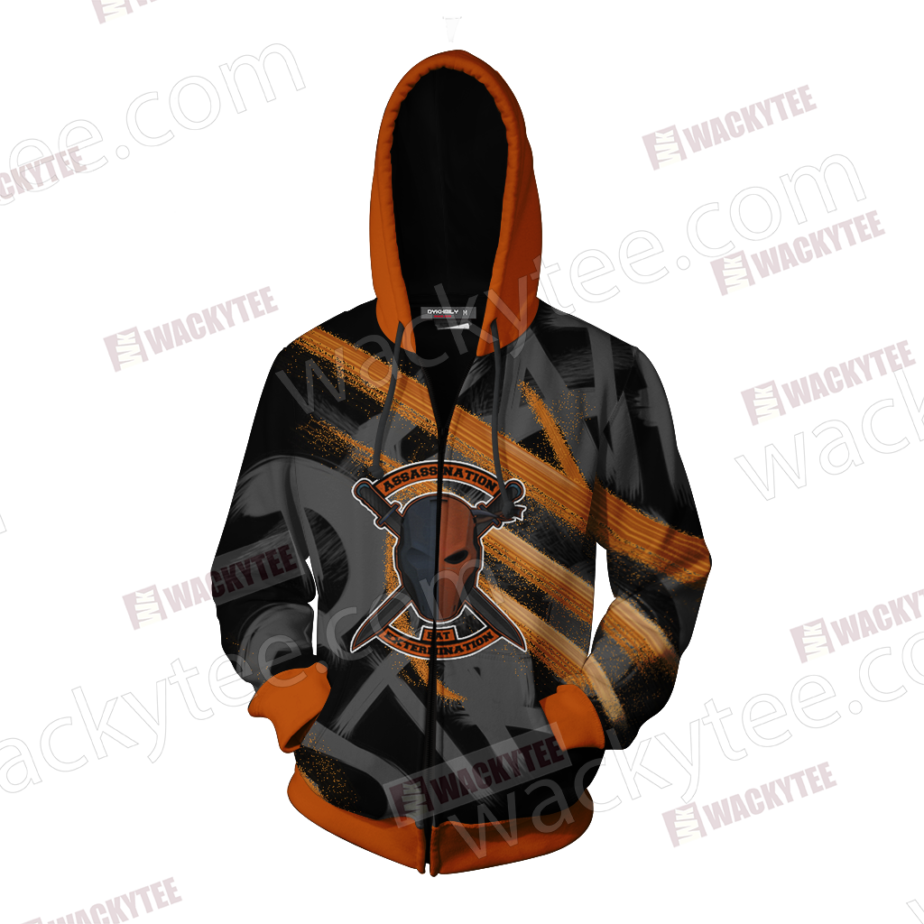 Deathstroke The Terminator Zip Up Hoodie