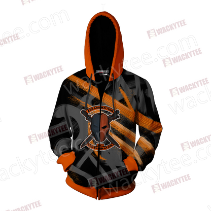 Deathstroke The Terminator Zip Up Hoodie