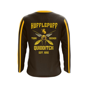 Hufflepuff Quidditch Team Est 1092 Harry Potter 3D Long Sleeve Shirt