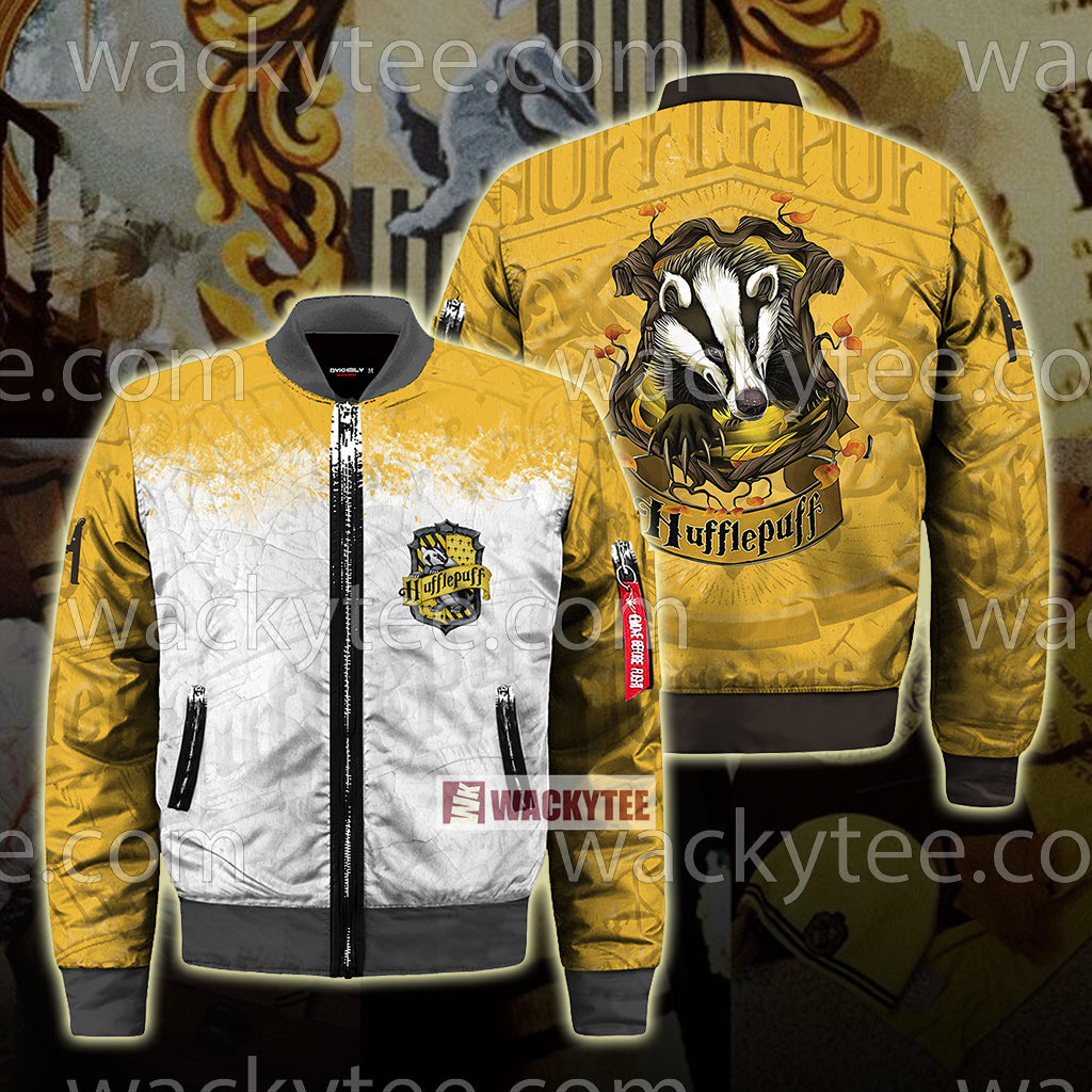 Hufflepuff Wear Your House Colours With Pride Bomber Jacket