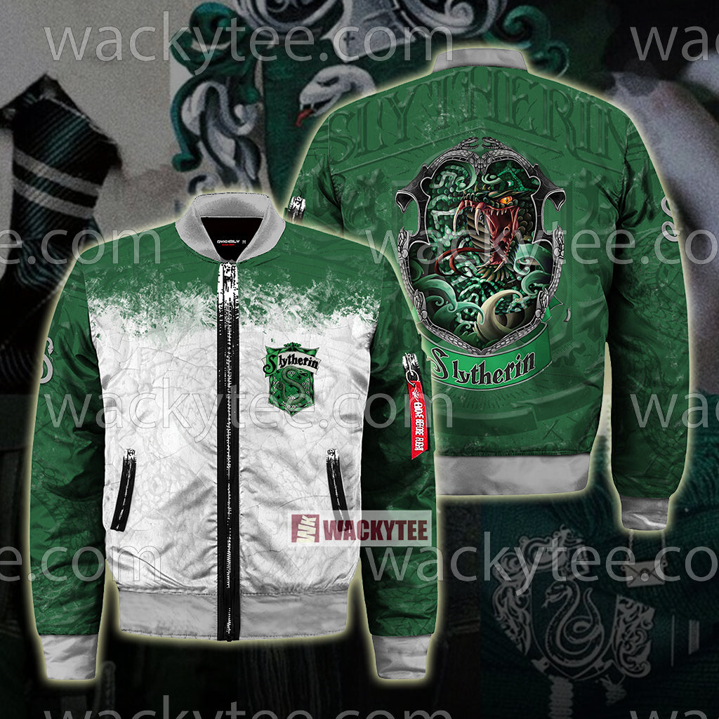 Slytherin Wear Your House Colours With Pride Bomber Jacket