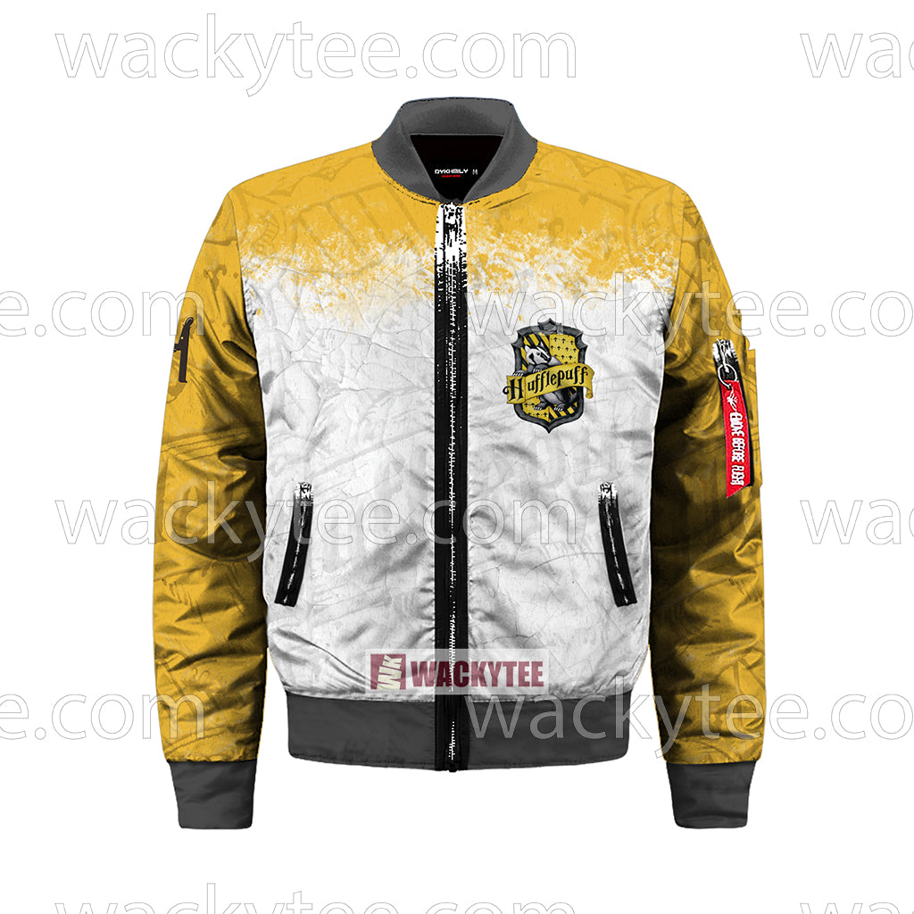 Hufflepuff Wear Your House Colours With Pride Bomber Jacket