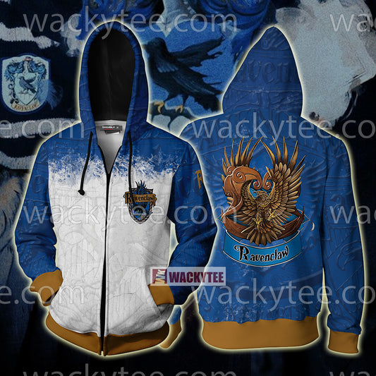 Ravenclaw Wear Your House Colours With Pride Zip Up Hoodie 4XL