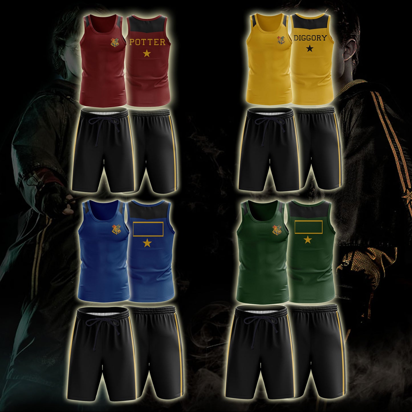 Harry Potter Triwizard Tournament Diggory (Custom) 3D Tank Top