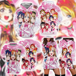 Love Live! M's Final Love Live! 3D T-shirt