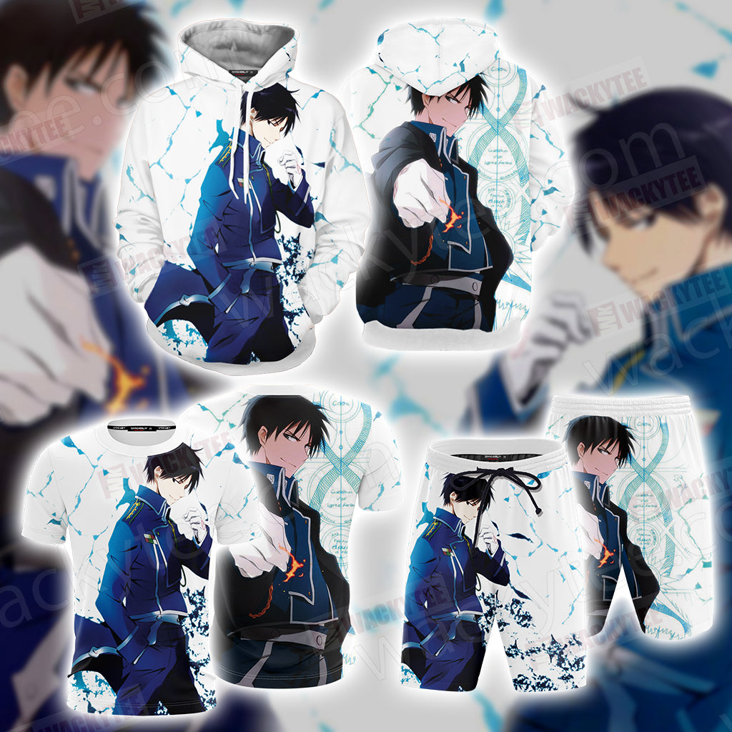 Fullmetal Alchemist Roy Mustang Beach Shorts