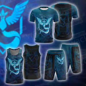 Team Mystic Pokemon Go New Unisex 3D Tank Top