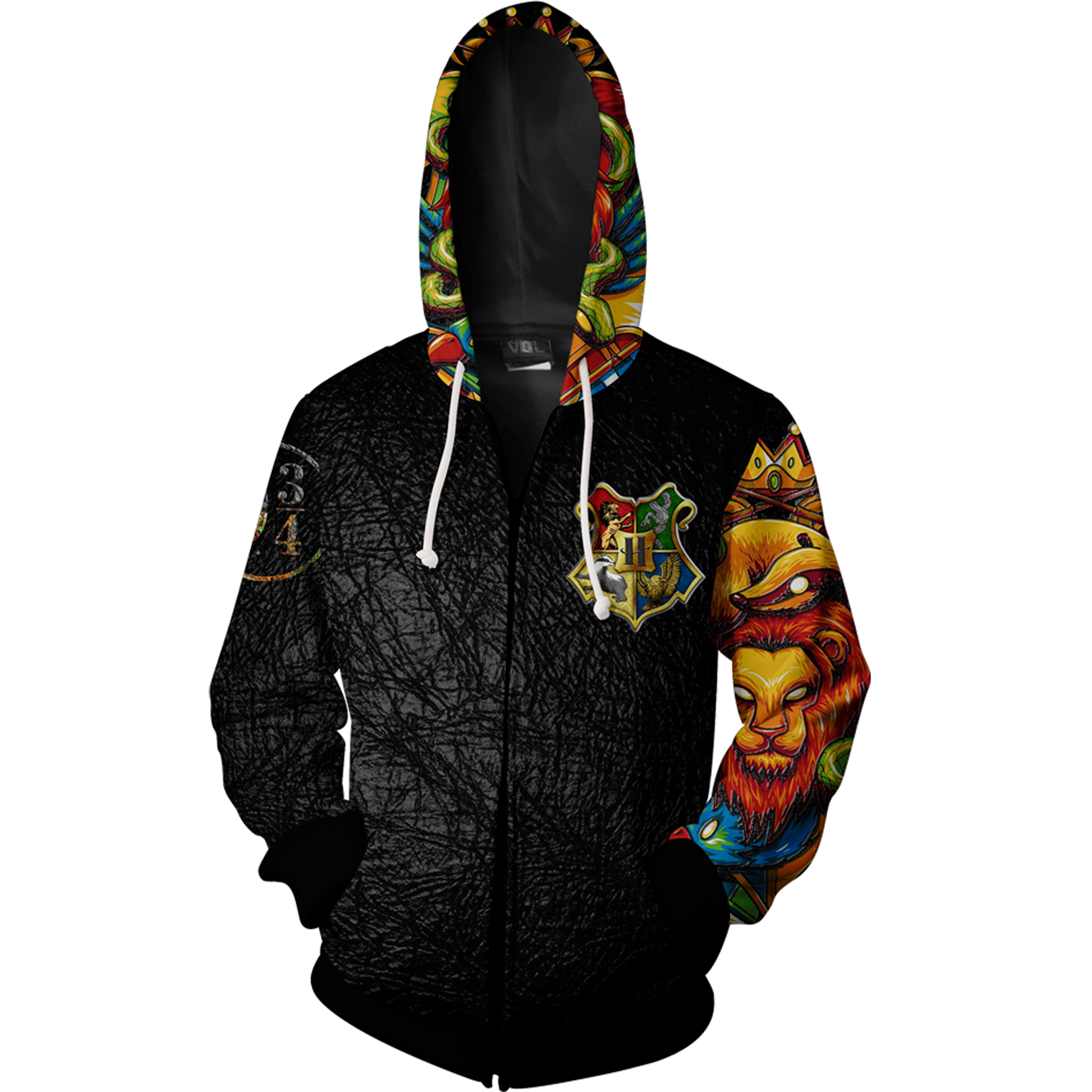 Hogwarts Harry Potter Zip Up Hoodie