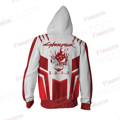 Cyberpunk 2077 Unisex Zip Up Hoodie Jacket