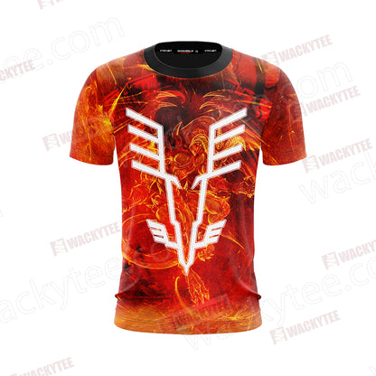 Yu-Gi-Oh! Red Dragon Archfiend The Mark Of The Wings Unisex 3D T-shirt