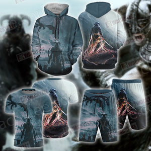 The Elder Scrolls V: Skyrim-Dovahkiin Beach Shorts