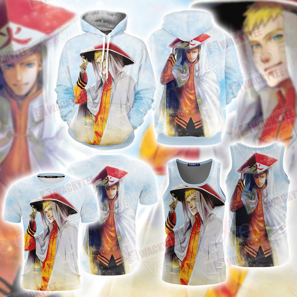 Naruto - Uzumaki Hokage Unisex 3D Tank Top