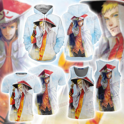 Naruto - Uzumaki Hokage Unisex 3D Tank Top