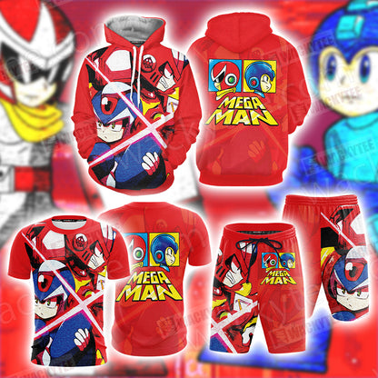 Mega Man - Rockman Unisex 3D Hoodie