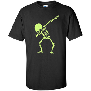 Dabbing Skeleton T-shirt Dab Hip Hop Skull Dabbing T-shirt