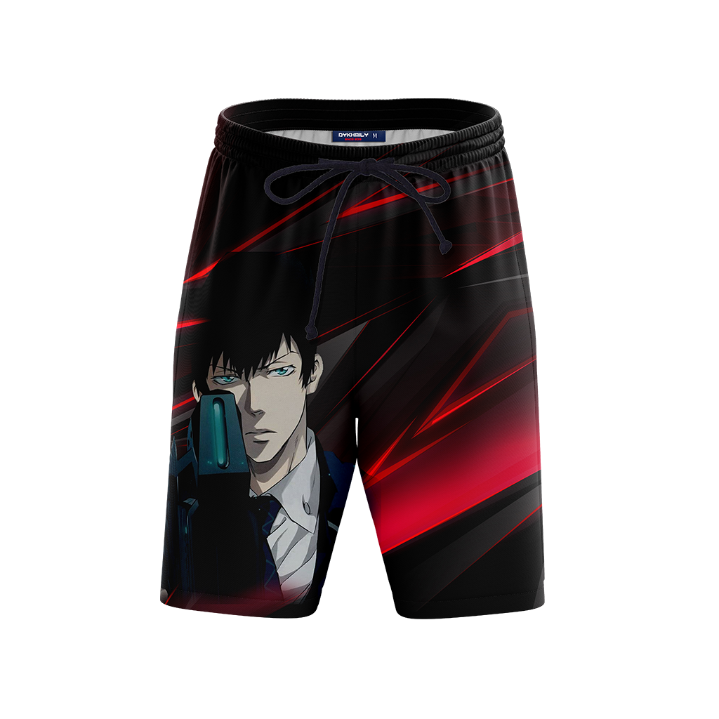 Psycho-Pass Shinya Kogami 3D Beach Shorts