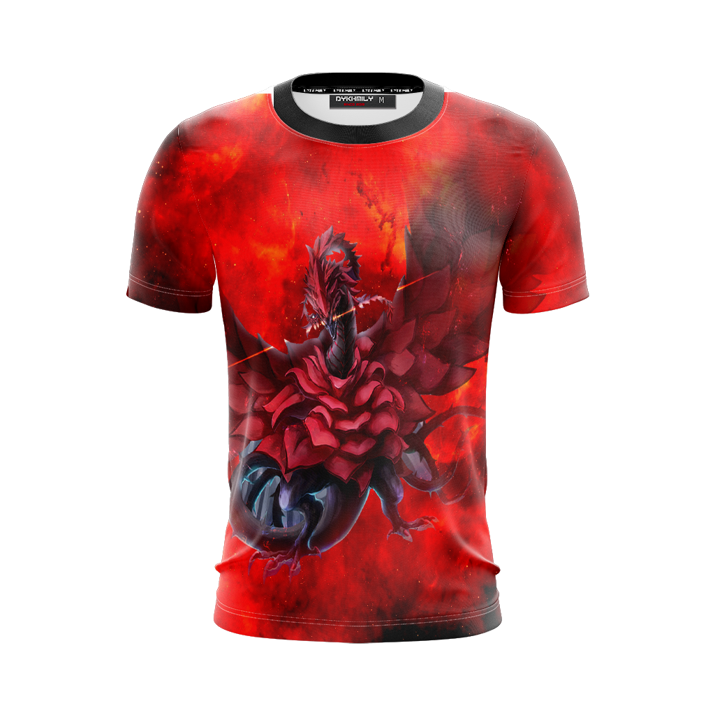 Yu Gi Oh! Izayoi Aki And Black Rose Dragon Unisex 3D T-shirt