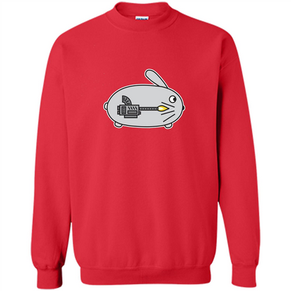 Bunny vs Dinosaur T-shirt Red