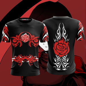 RWBY Ruby Rose Symbol Unisex 3D T-shirt
