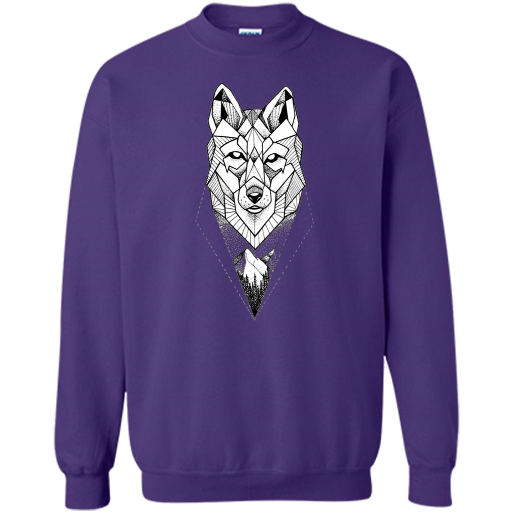 Wolf Moon Mountain Dreamcatcher Bohemian Spirit T-shirt Orange