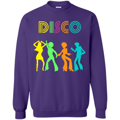 Disco Dancers Dancing Design T-shirt Orange