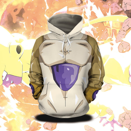 Dragon Ball Z Golden Frieza Cosplay 3D Hoodie