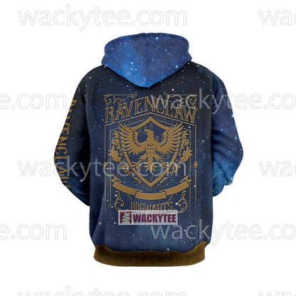 Ravenclaw House Hogwarts Harry Potter New 3D Hoodie