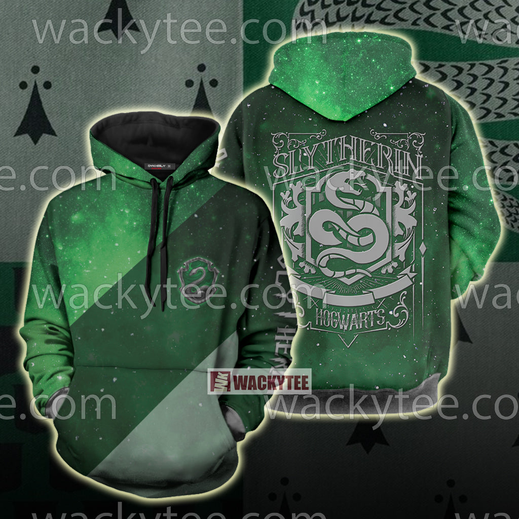 Slytherin House Hogwarts Harry Potter New 3D Hoodie