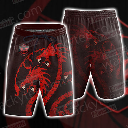 House Targaryen Game Of Thrones Beach Shorts