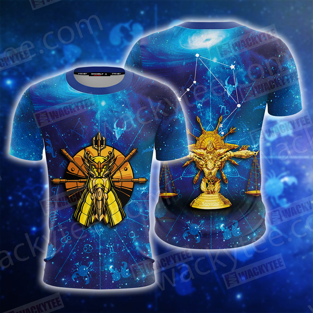 Saint Seiya Knights Of The Zodiac Libra Unisex 3D T-shirt