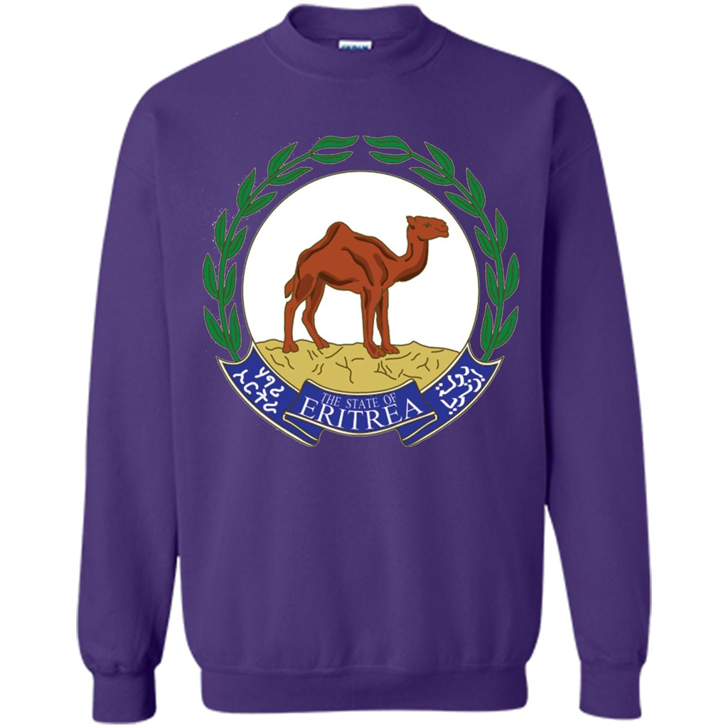 Eritrea Emblem T-shirt National Heritage Pride Purple