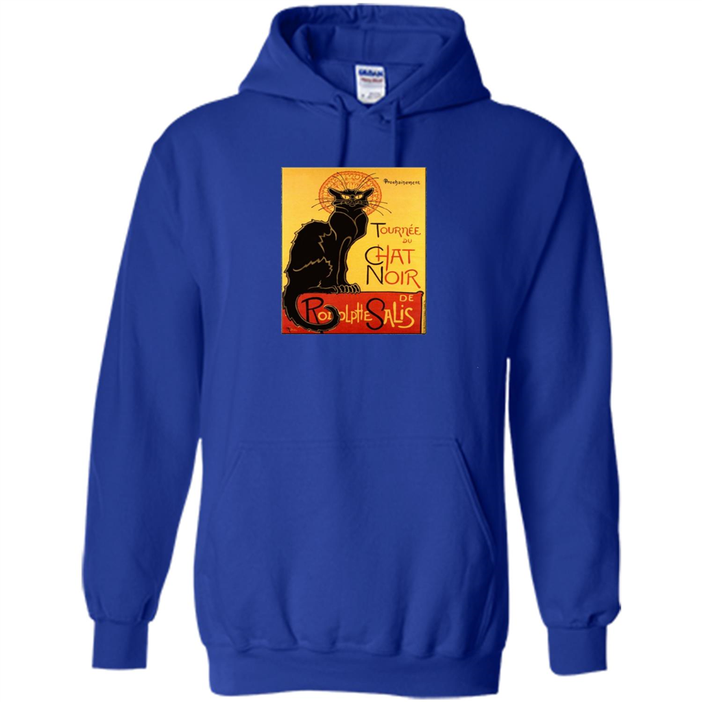 Vintage Poster Le Chat Noir - The Black Cat T-shirt Royal