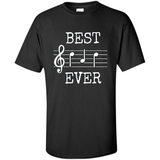 Fathers Day T-shirt Best Dad Ever Black