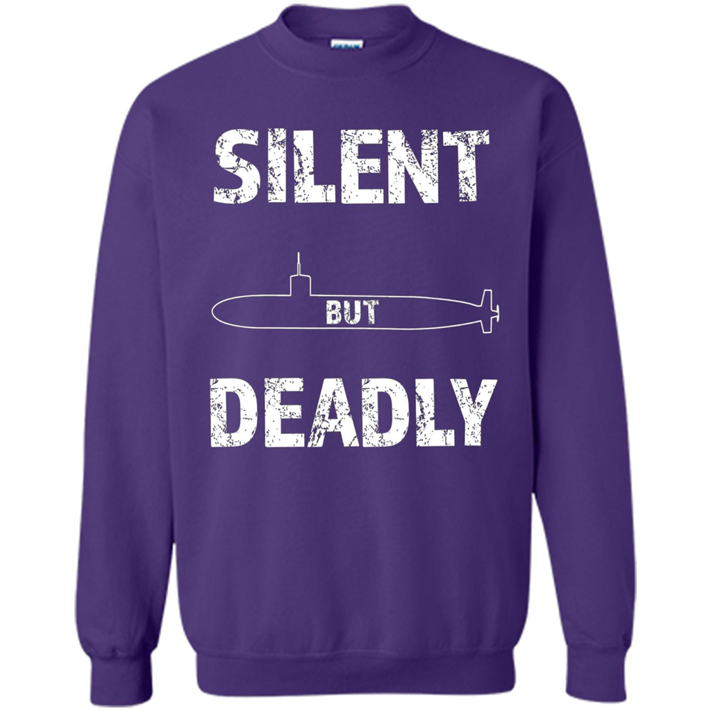 Submariners T-shirt Silent But Deadly T-shirt Purple