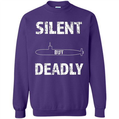 Submariners T-shirt Silent But Deadly T-shirt Purple