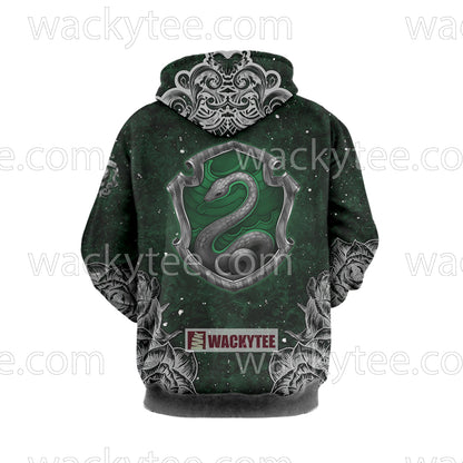 Slytherin House Hogwarts Harry Potter New Collection 3D Hoodie