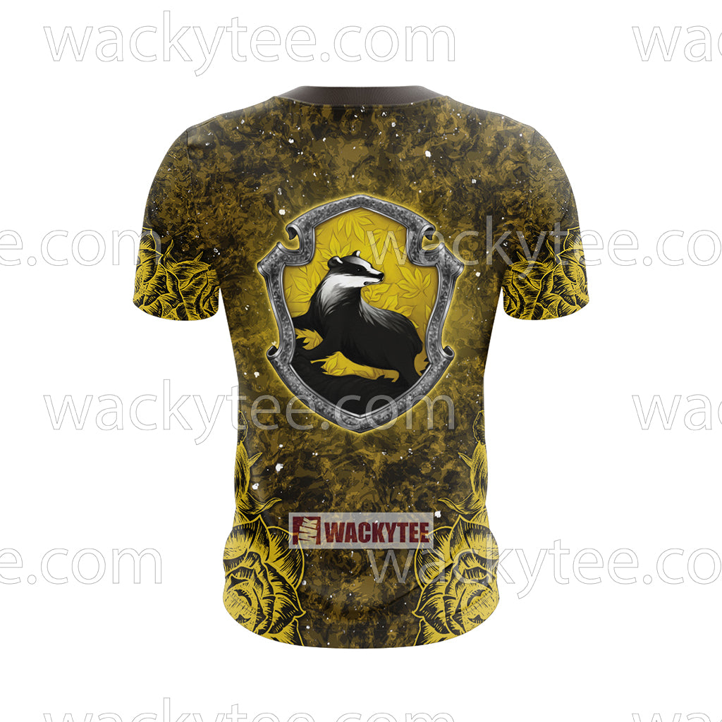 Hufflepuff House Hogwarts Harry Potter New Collection 3D T-shirt