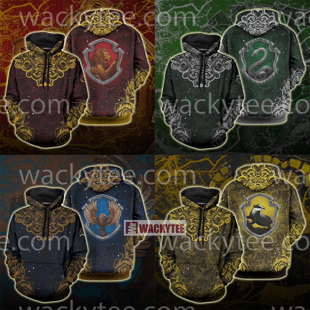 Hufflepuff House Hogwarts Harry Potter New Collection 3D Hoodie